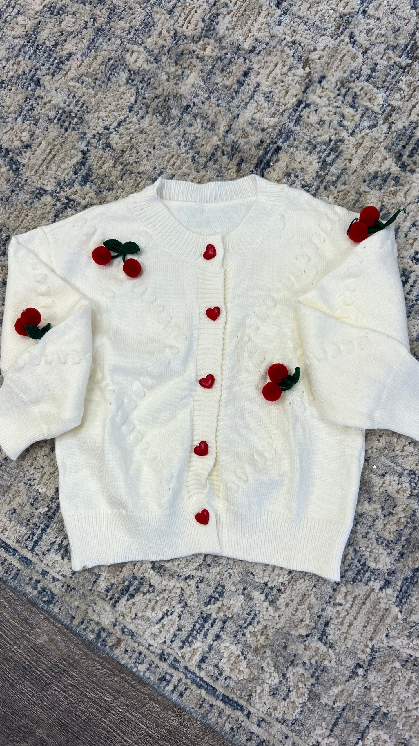 KIDS CHERRY SWEATER