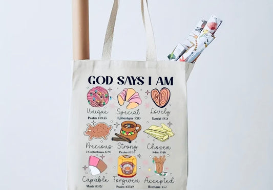 GOD SAYS I AM TOTE