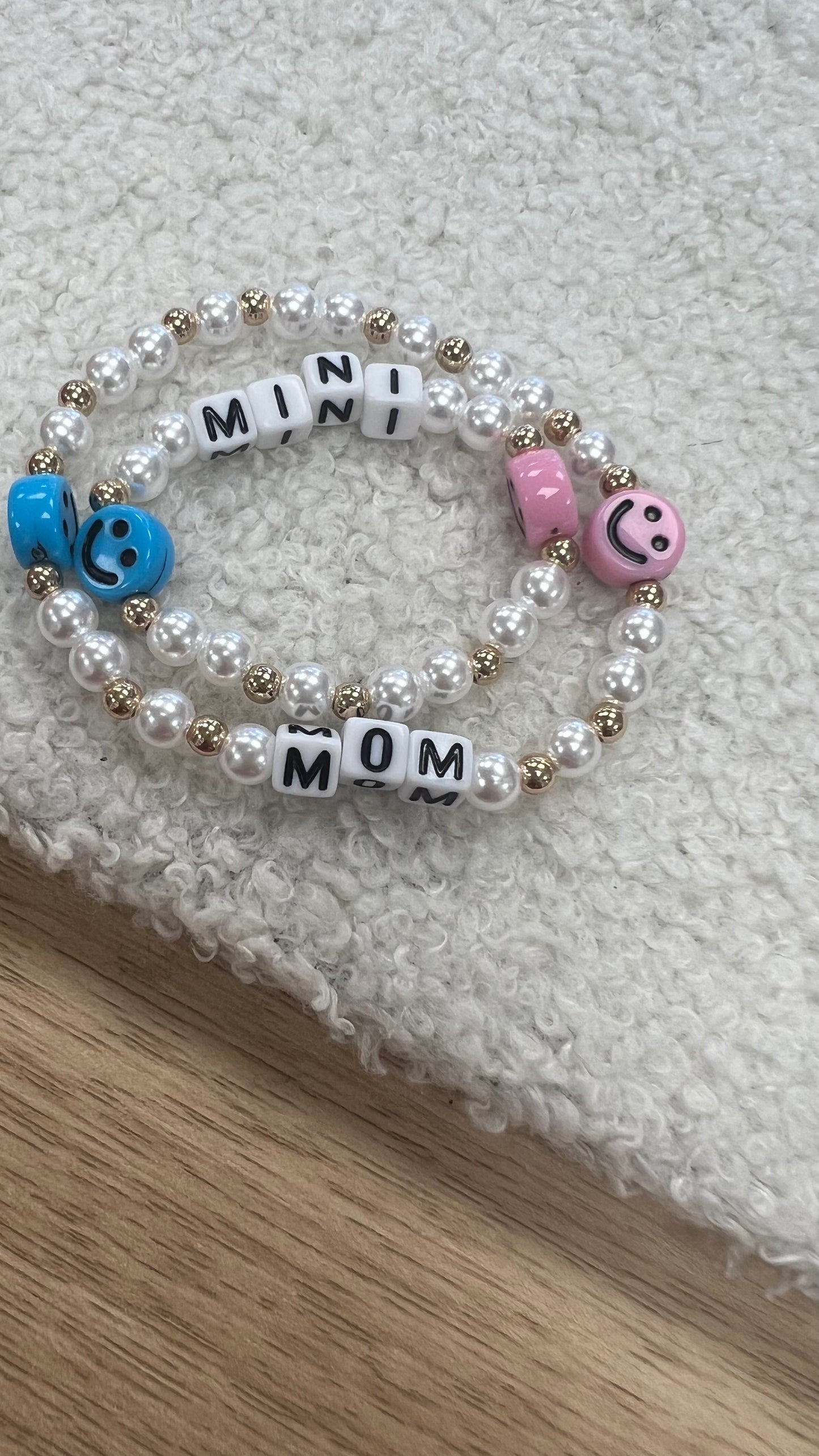 MAMA AND MINI BRACELET WHITE