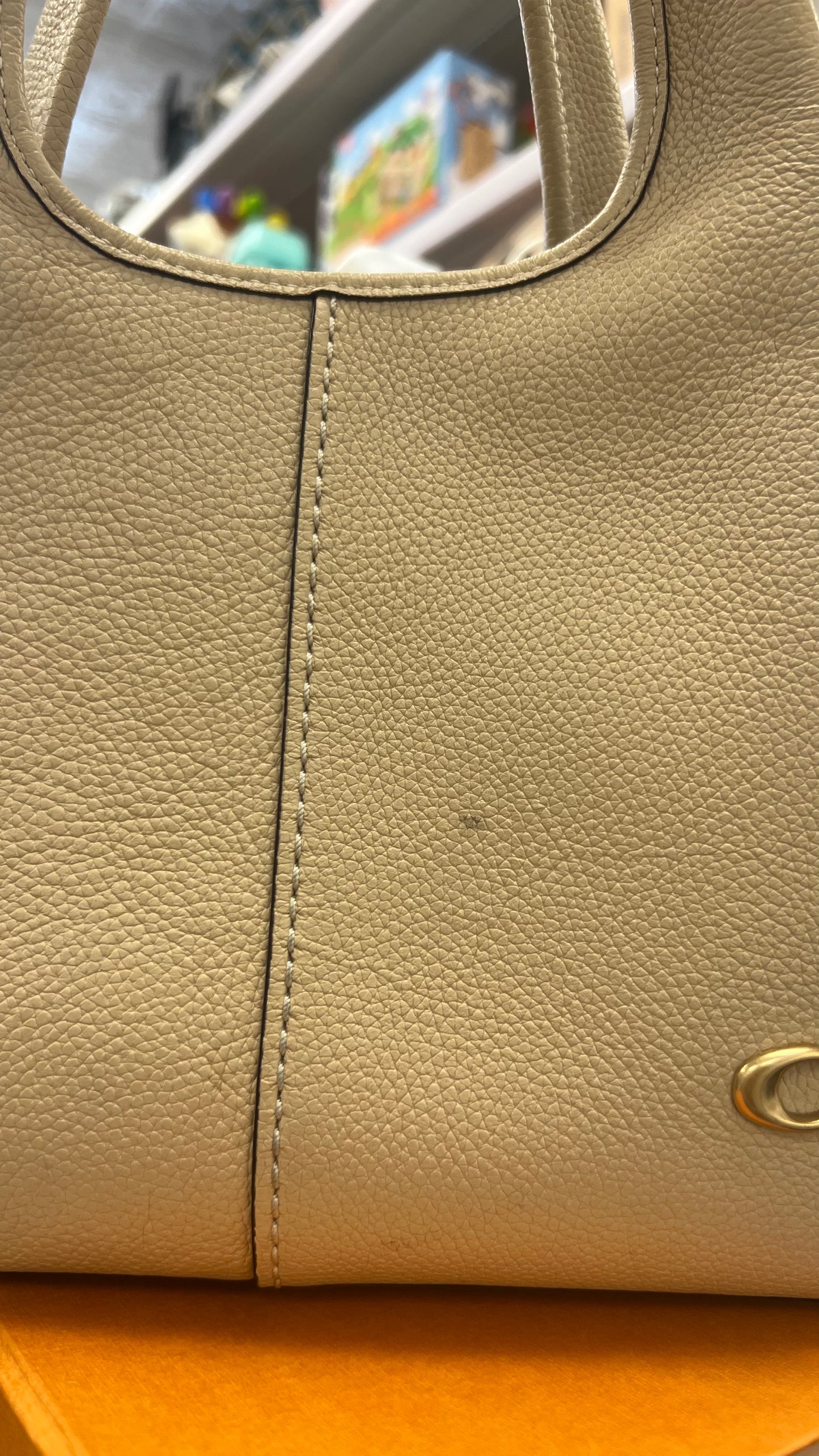 COACH ALMA BAG IN CREAM COLOR