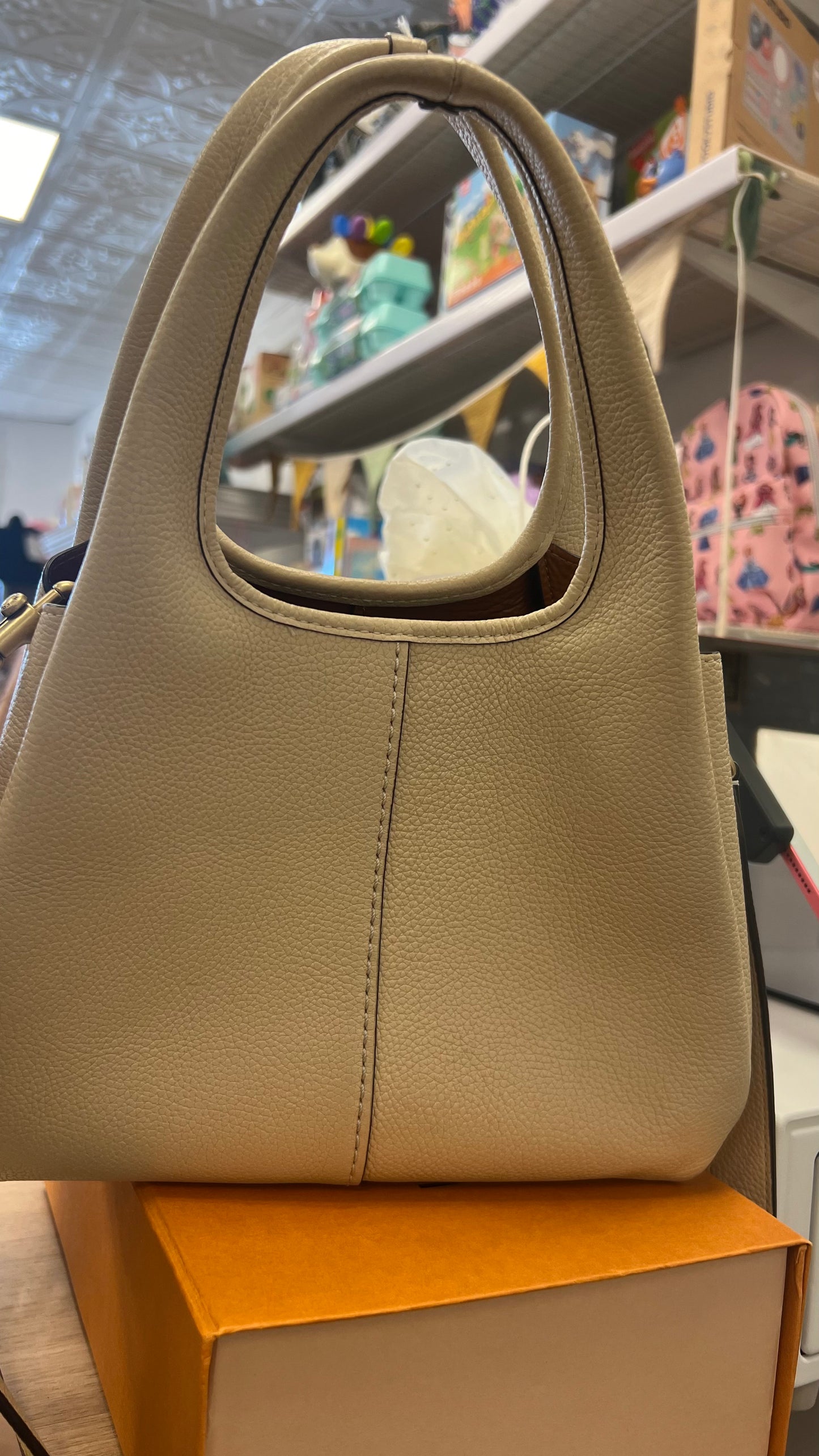 COACH ALMA BAG IN CREAM COLOR