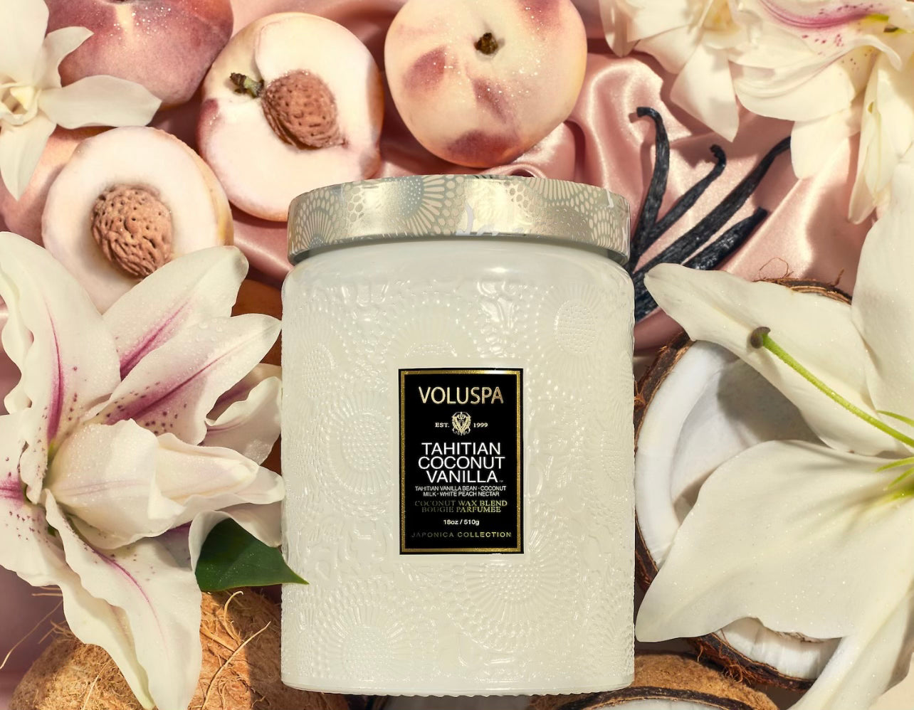 TAHITIAN COCONUT VANILLA CANDLE