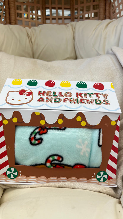 HELLO KITTY CHRISTMAS BLANKET